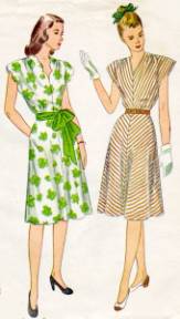 Late 1940s Women's Fashions
