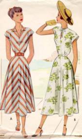 Late 1940s Women's Fashions