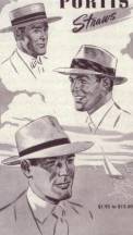 1950s Panama and Straw Hats