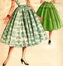 1950's Women's Dresses with Full Skirts