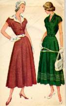 1950s Collar Dress