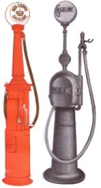 Curb Pumps in Cabinet