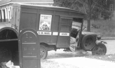 Enclosed Mail Truck