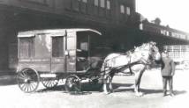 Screen Parcel Post Wagon