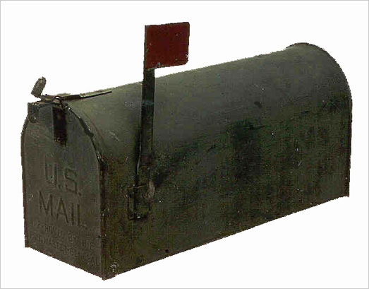 Tunnel Shaped Rural Mailbox