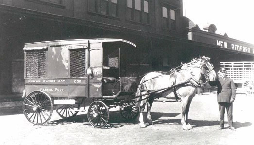 Screen Parcel Post Wagon