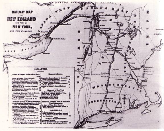 Rail Lines of New England