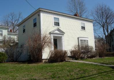Simple, Asymmetrical Colonial Revival