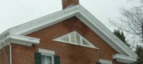 Triangular, Louvered Light