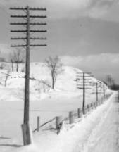 1930s Rural Telephone Poles